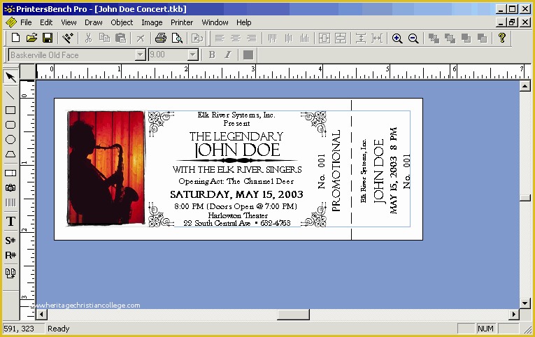 Concert Ticket Design Template Free Of Free Download event Tickets Template