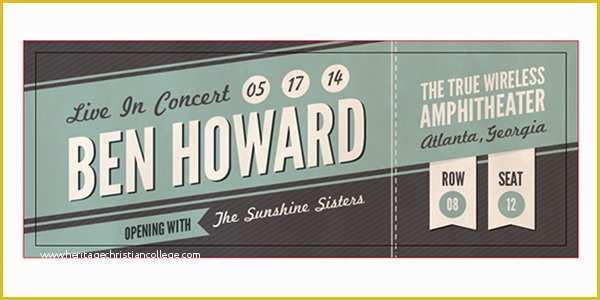 Concert Ticket Design Template Free Of How to Create A Custom Concert Ticket In Adobe Illustrator