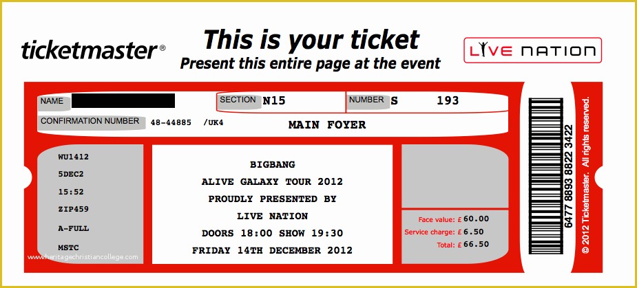 Concert Ticket Template Free Of 26 Cool Concert Ticket Template Examples for Your event