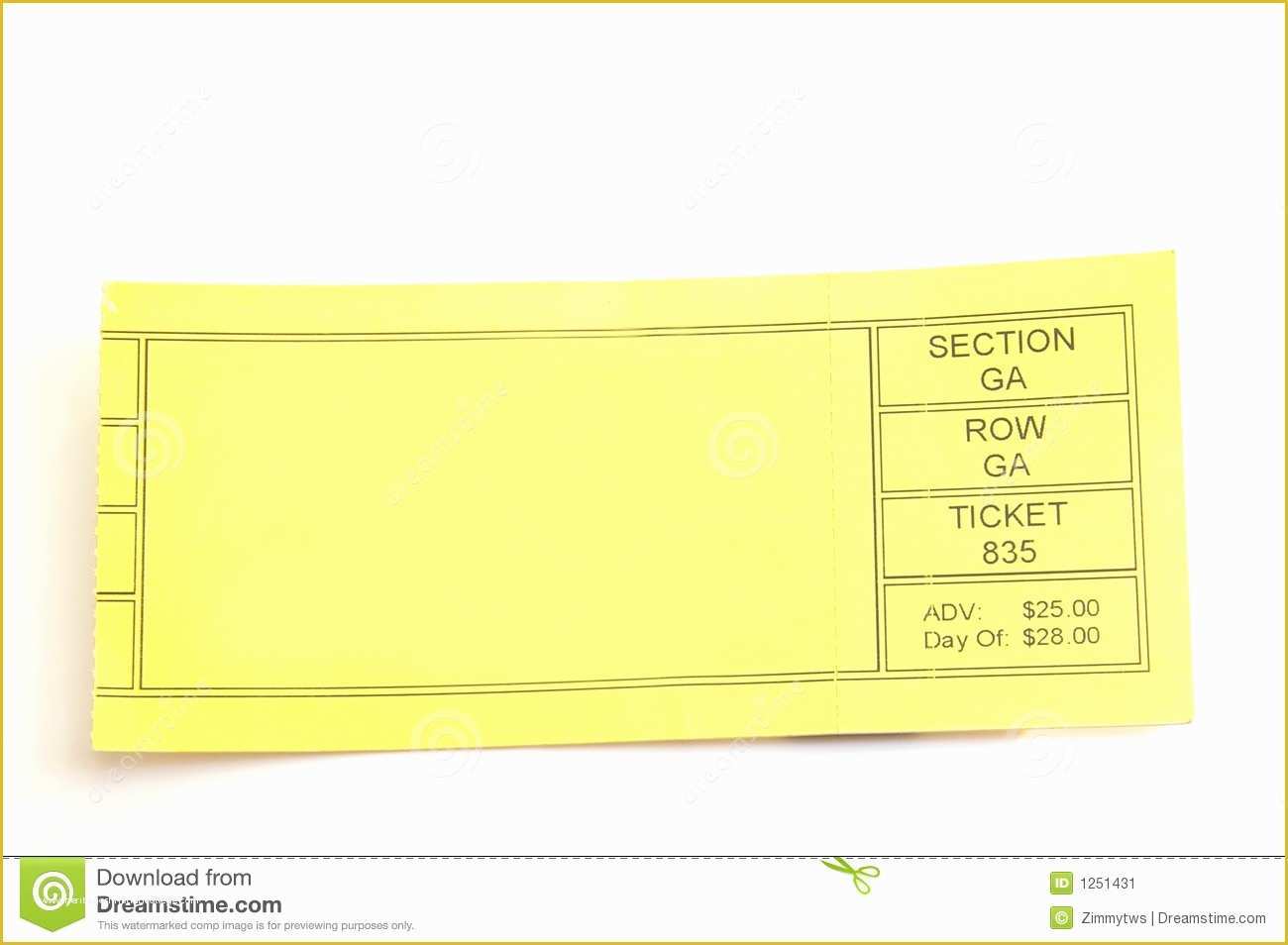 Concert Ticket Template Free Of Blank Concert Ticket Template Mughals