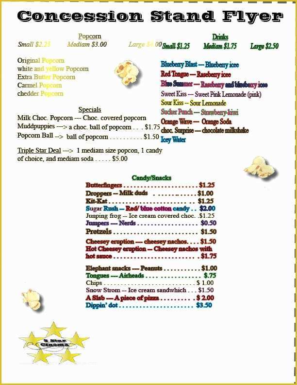 concession-stand-menu-template