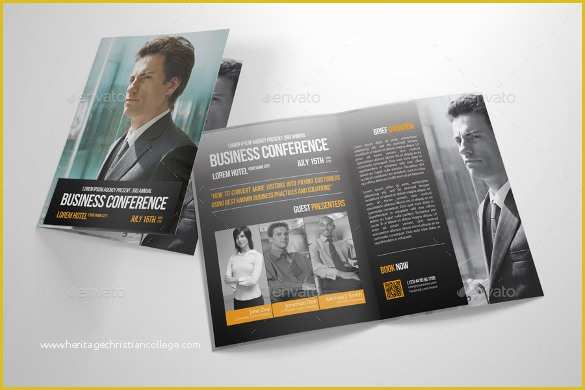 Conference Brochure Template Free Of 16 Sample Elegant Conference Brochure Templates Documents