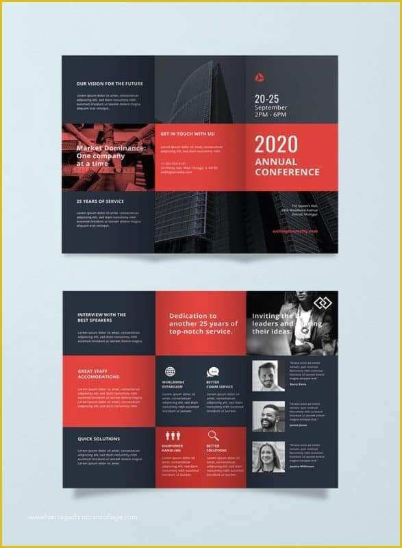 Conference Brochure Template Free Of 20 Free Ready Made Brochure Templates for Your Projects