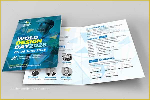 Conference Brochure Template Free Of 23 Conference Brochure Templates Free Pdf Word Psd Designs