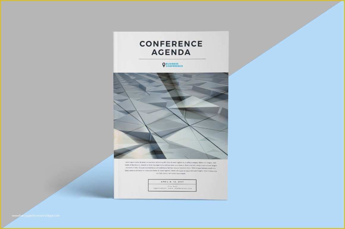 Conference Brochure Template Free Of Conference Agenda Brochure Brochure Templates Creative