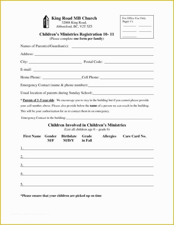 Conference Registration form Template Free Download Of Church Conference Registration form Template Templates