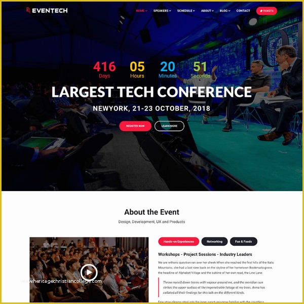 Conference Website Template Free Of 11 Conference Website themes & Templates