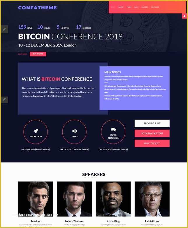 Conference Website Template Free Of 20 Best Conference Website Templates & themes 2018