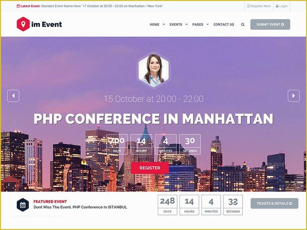 Conference Website Template Free Of 30 Best events Wordpress themes 2018 athemes