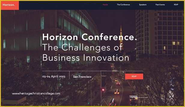 Conference Website Template Free Of Conferences &amp; Meetups Website Templates events