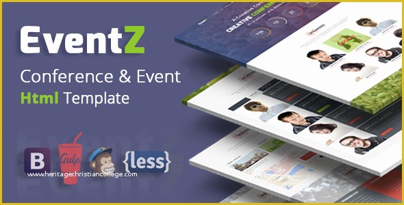 Conference Website Template Free Of eventz – Conference & event HTML Template