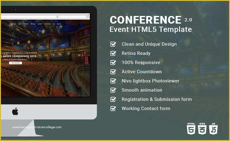 Conference Website Template Free Of Responsive event Planning Bootstrap HTML5 Template Conference