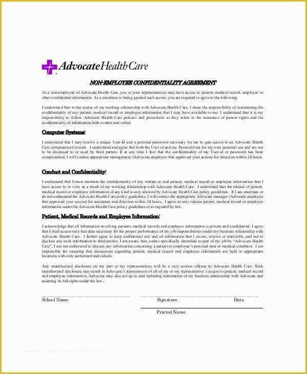 Confidentiality Policy Template Free Of Customer Confidentiality Agreement Template Sample form