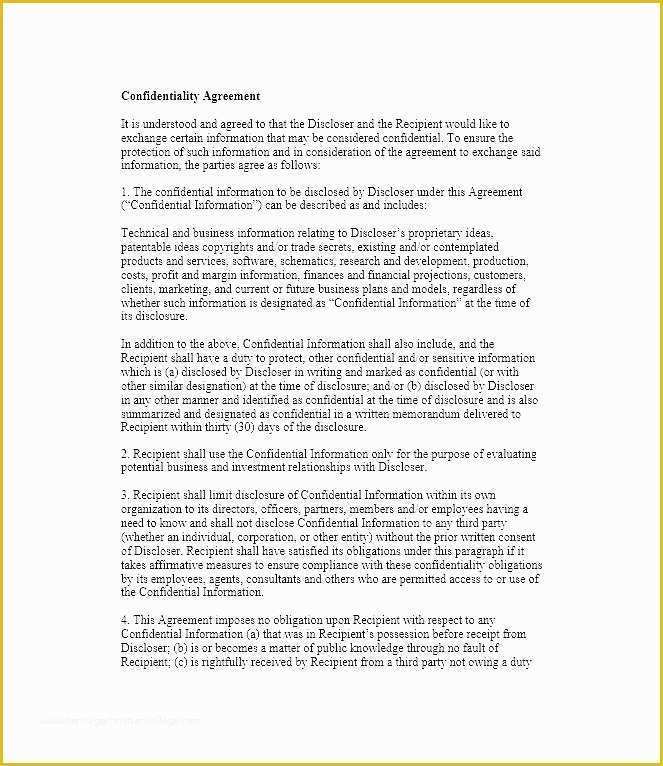 Confidentiality Policy Template Free Of Employee Confidentiality Agreement Template Free Client