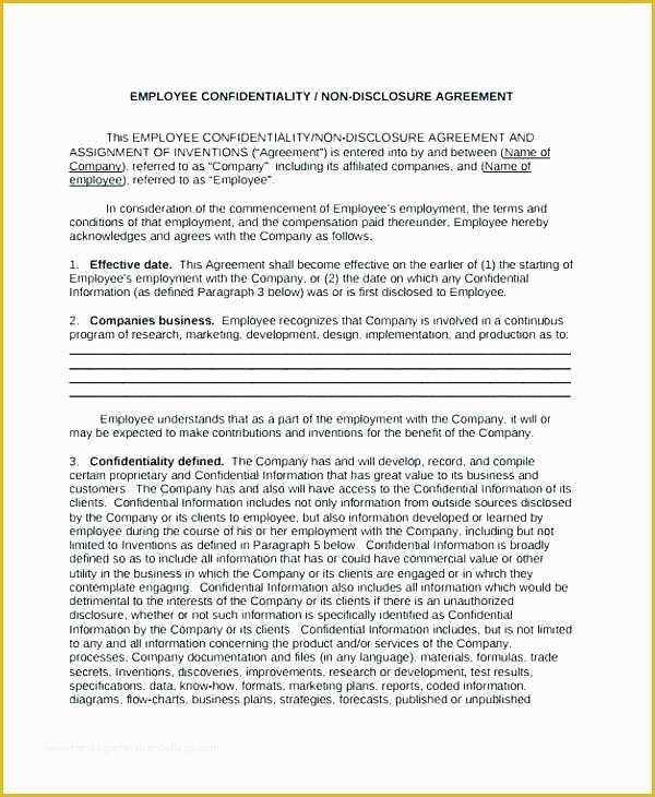 Confidentiality Policy Template Free Of Pany Confidentiality Policy Template Employee Manual