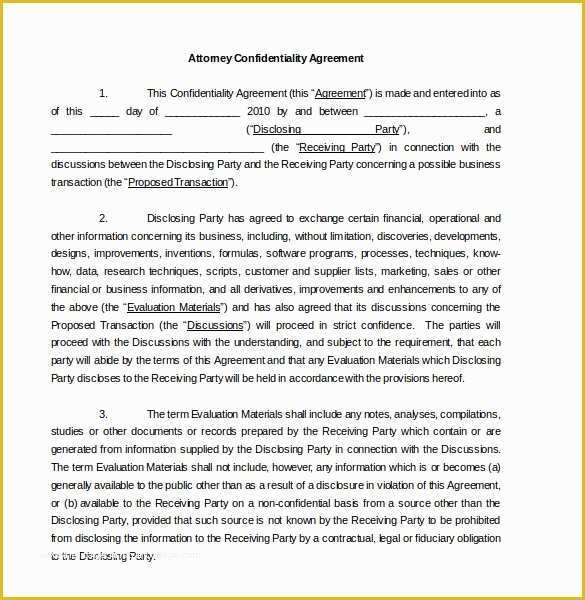 Confidentiality Template Free Of 32 Word Confidentiality Agreement Templates Free Download