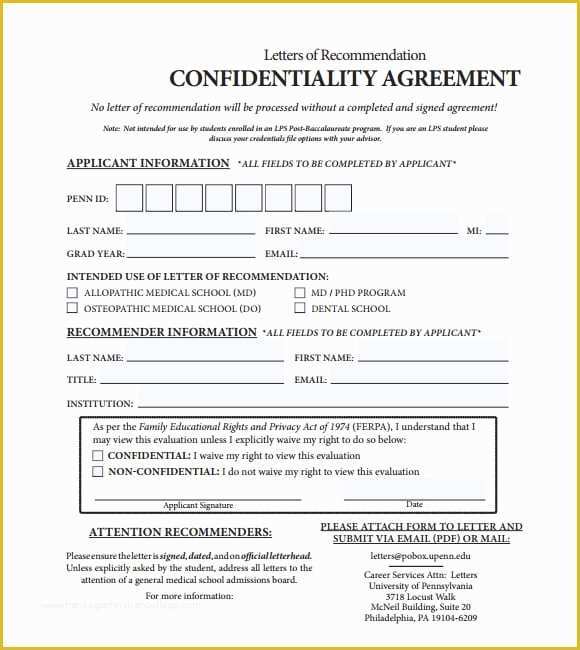 Confidentiality Template Free Of 7 Free Confidentiality Agreement Templates Excel Pdf formats