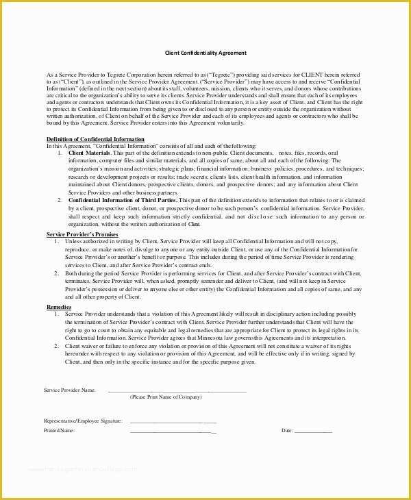 Confidentiality Template Free Of Confidentiality Agreement Template 12 Free Pdf Word