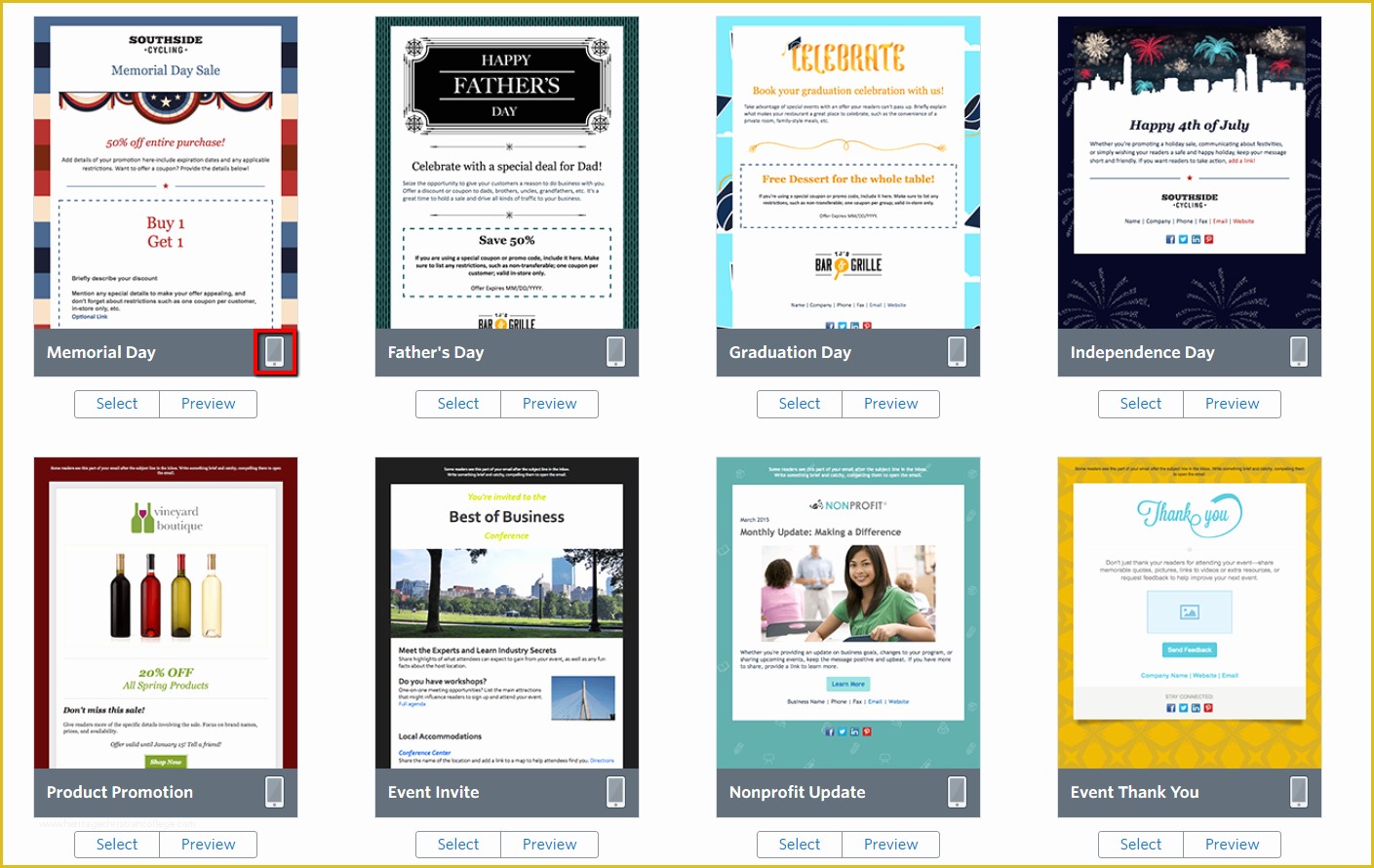 Constant Contact Newsletter Templates Free Of Constant Contact Review