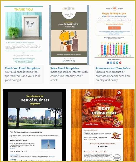 Constant Contact Newsletter Templates Free Of Email Marketing Services Parison Chart [nov 2018]