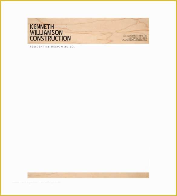 Construction Company Template Free Of 10 Construction Pany Letterhead Templates Free