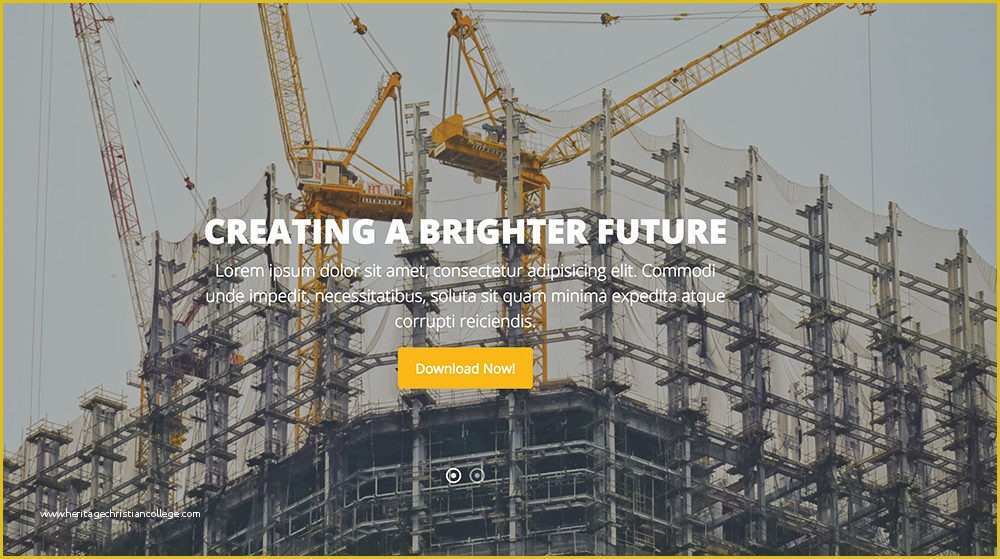 Construction Company Template Free Of 20 Premium & Free Bootstrap Construction Pany Website