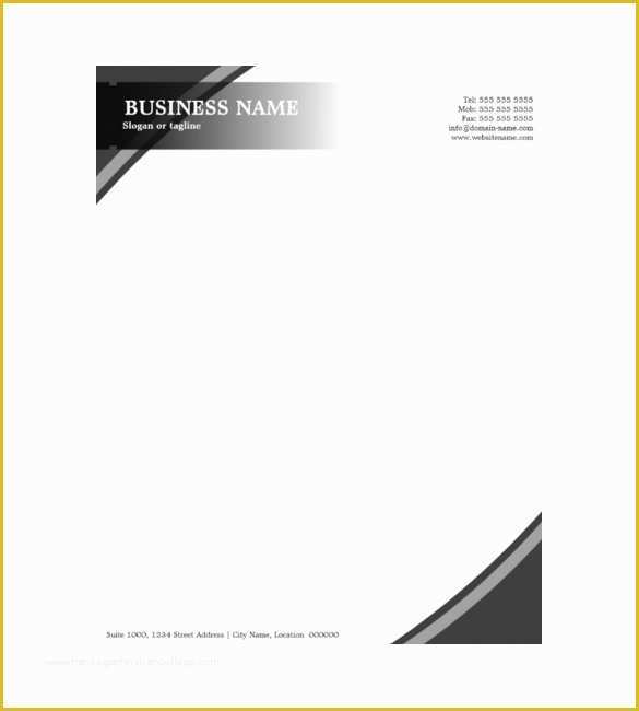 Construction Company Template Free Of Construction Pany Letterhead