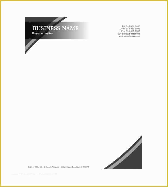 Construction Company Template Free Of Construction Pany Letterhead Template Letter Of