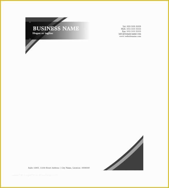 Construction Company Template Free Of Construction Pany Letterhead Template Letter Of