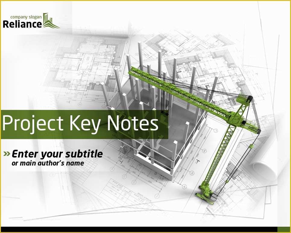 Construction Company Template Free Of Construction Pany Powerpoint Template