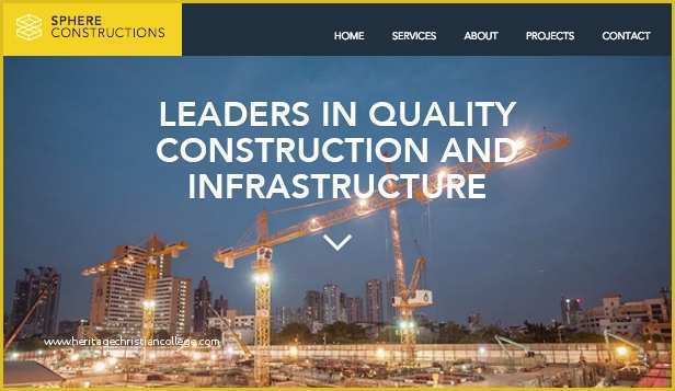 Construction Company Template Free Of Construction Pany Wix Template