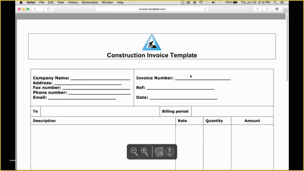 Construction Invoice Template Excel Free Of Write A Free Construction Invoice Excel Word