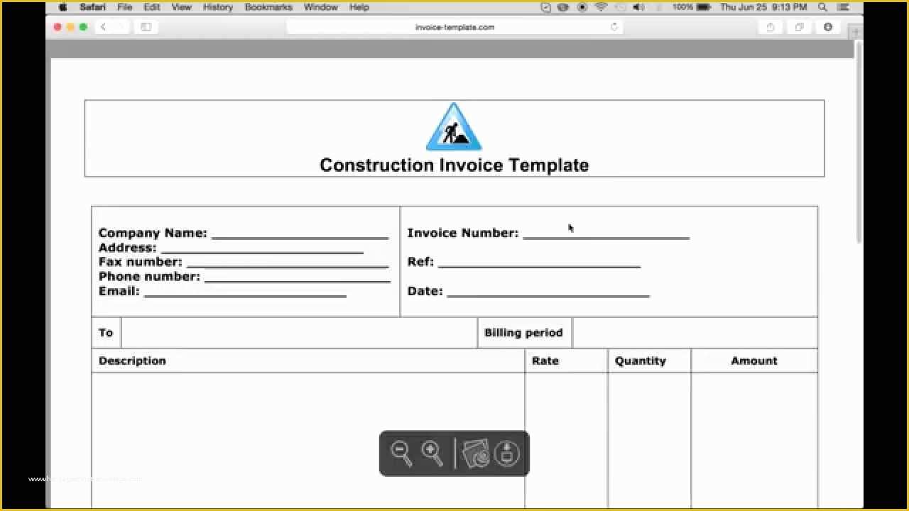 Construction Invoice Template Excel Free Of Write A Free Construction Invoice Excel Word