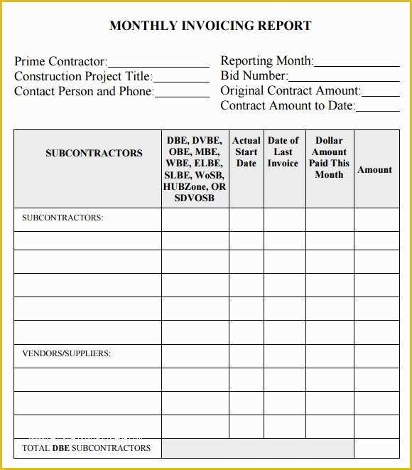 Construction Invoice Templates Free Download Of Construction Invoice Template 7 Free Download for Word Pdf