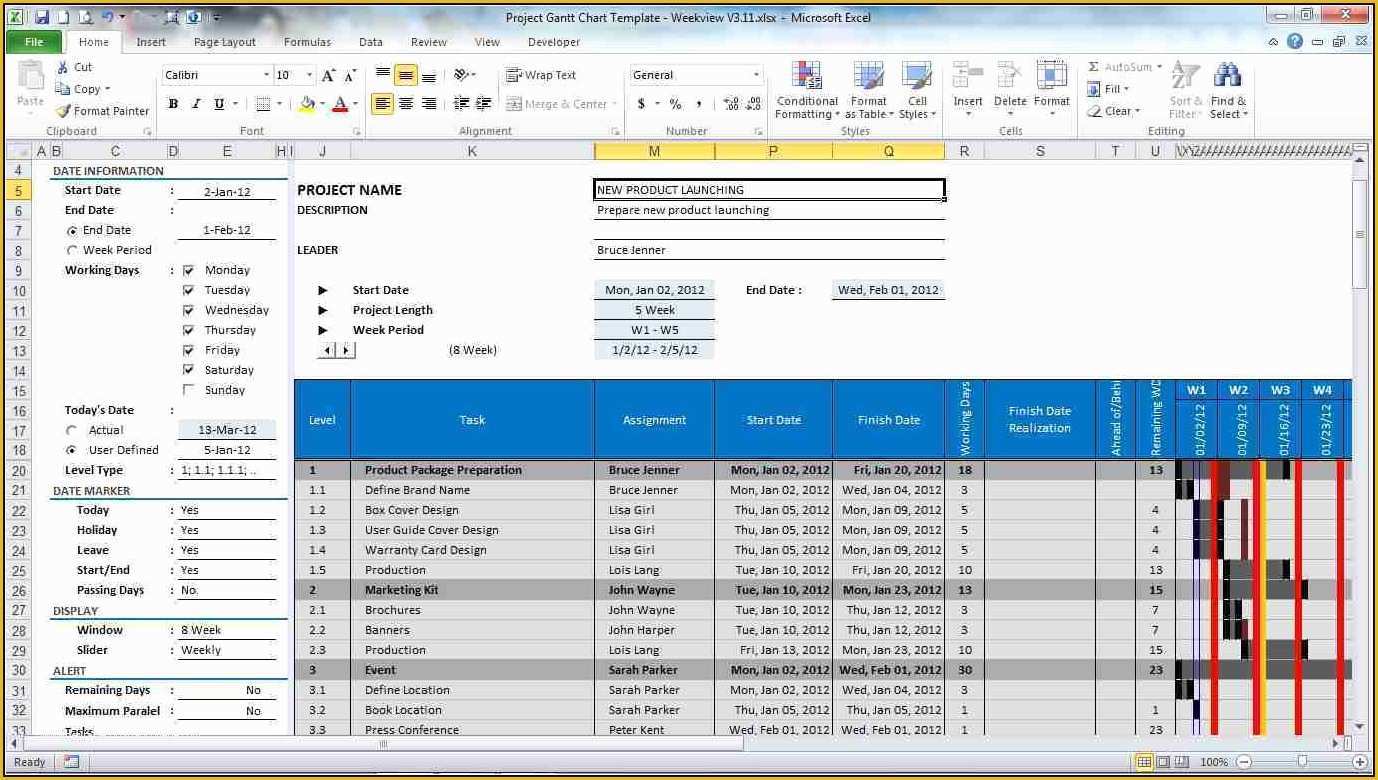 Construction Management Excel Templates Free Of Free Excel Project Tracking Templates Sample Worksheets