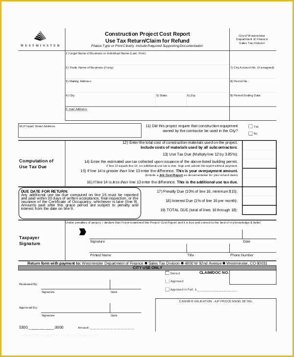 Construction Project Template Free Of Construction Project Report Templates 14 Free Word Pdf