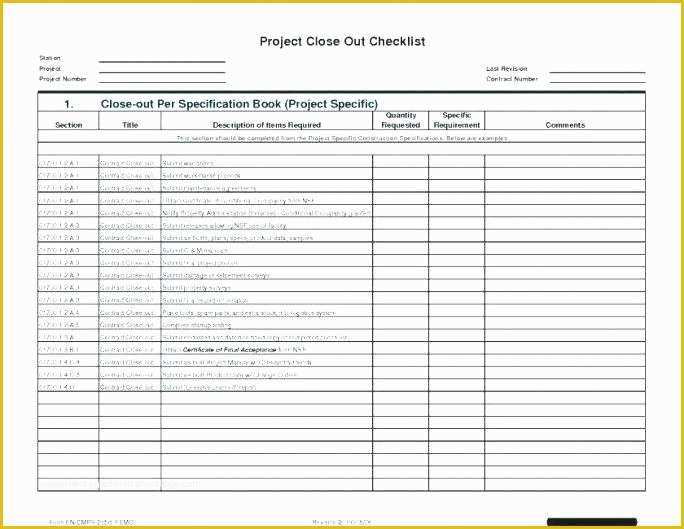 Construction Project Template Free Of Contractors Checklist Template Sample Punch List