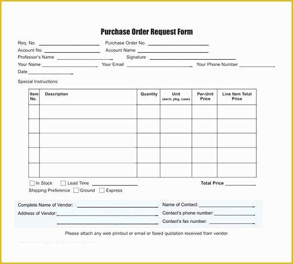 Construction Purchase order Template Free Of Free Change order form Template Excel Construction