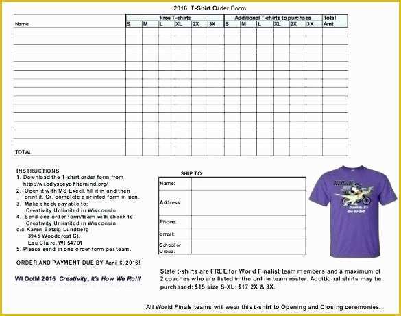 Construction Purchase order Template Free Of order form Template Free