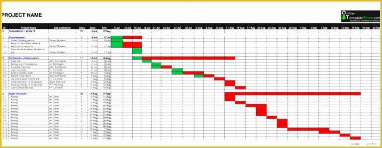 Construction Schedule Template Excel Free Download Of 3 New Construction Schedules Using Excel Overview Example