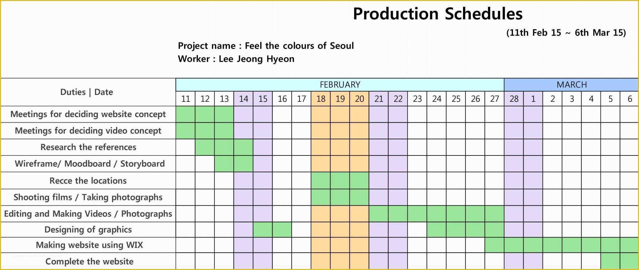  Construction Schedule Template Excel Free Download Of Project Schedule 