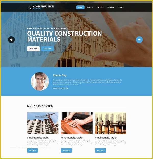 Construction Website Templates Free Of 30 Construction Website themes &amp; Templates