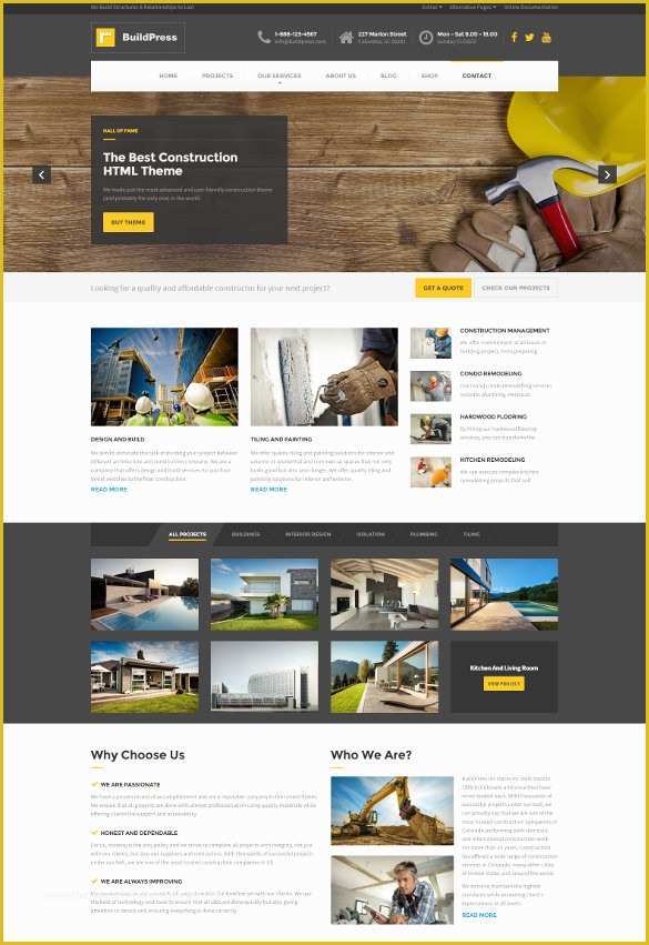 Construction Website Templates Free Of 42 Engineering Website themes & Templates