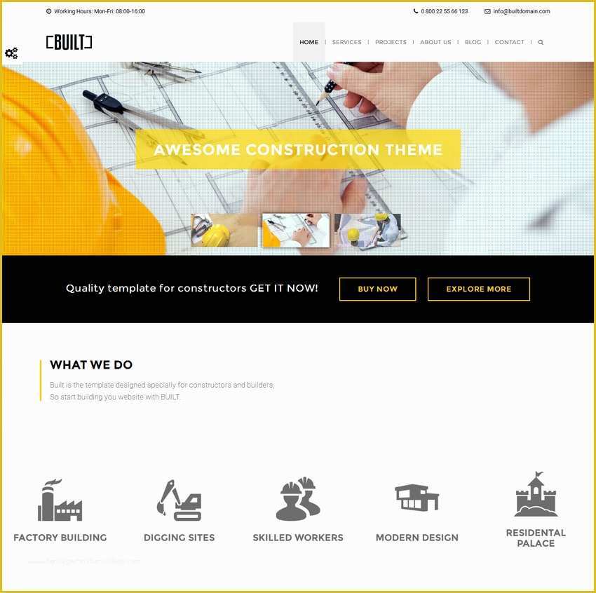 Construction Website Templates HTML5 Free Download Of 10 Latest Premium HTML5 Website Templates October 2015