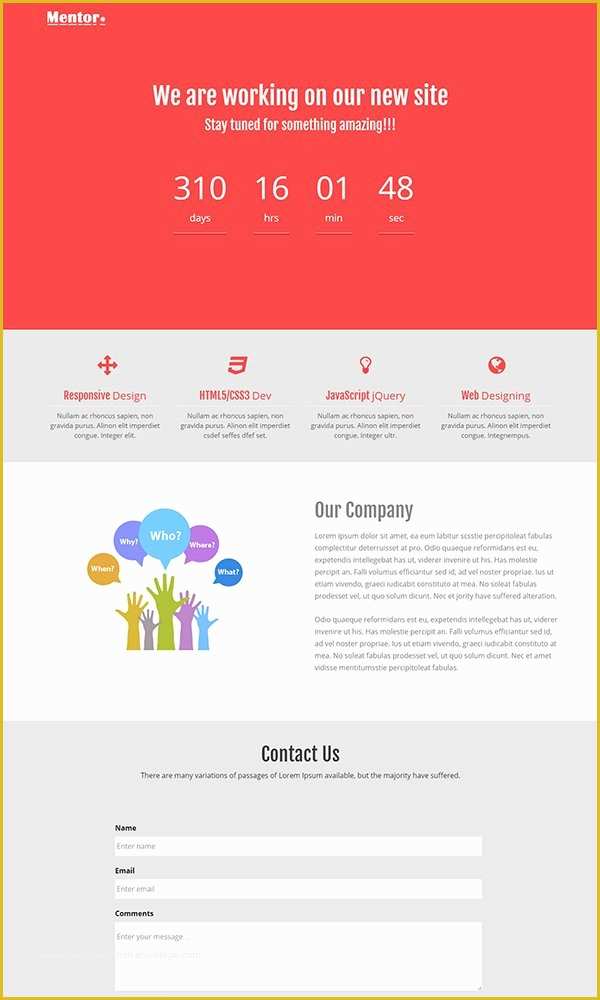 Construction Website Templates HTML5 Free Download Of 21 Free Ing soon Under Construction HTML Web Templates