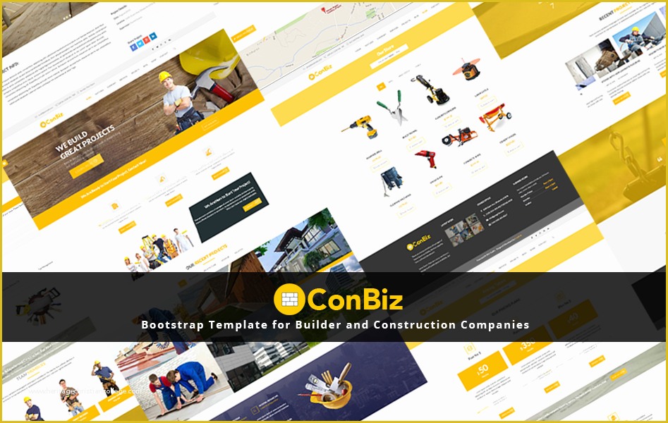 41 Construction Website Templates HTML5 Free Download