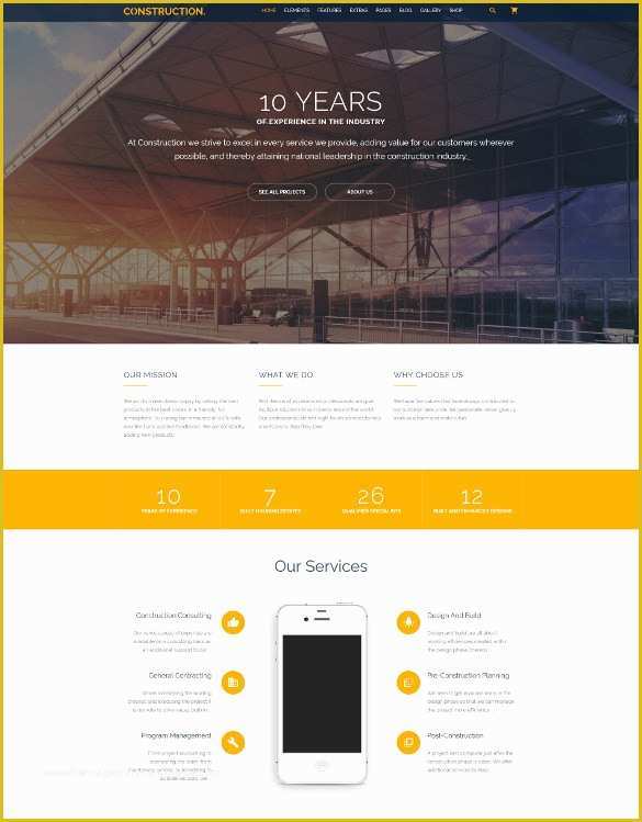 Construction Website Templates HTML5 Free Download Of 31 Amazing HTML5 Website themes & Templates