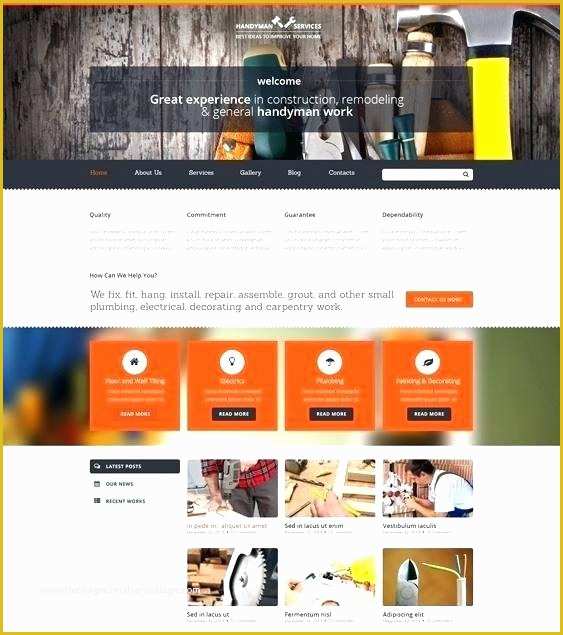 Construction Website Templates HTML5 Free Download Of Construction Pany Template Free Website Templates In