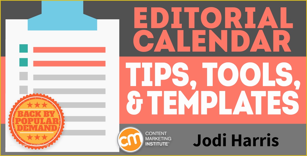 Content Calendar Template Free Of Editorial Calendar Tips tools and Templates