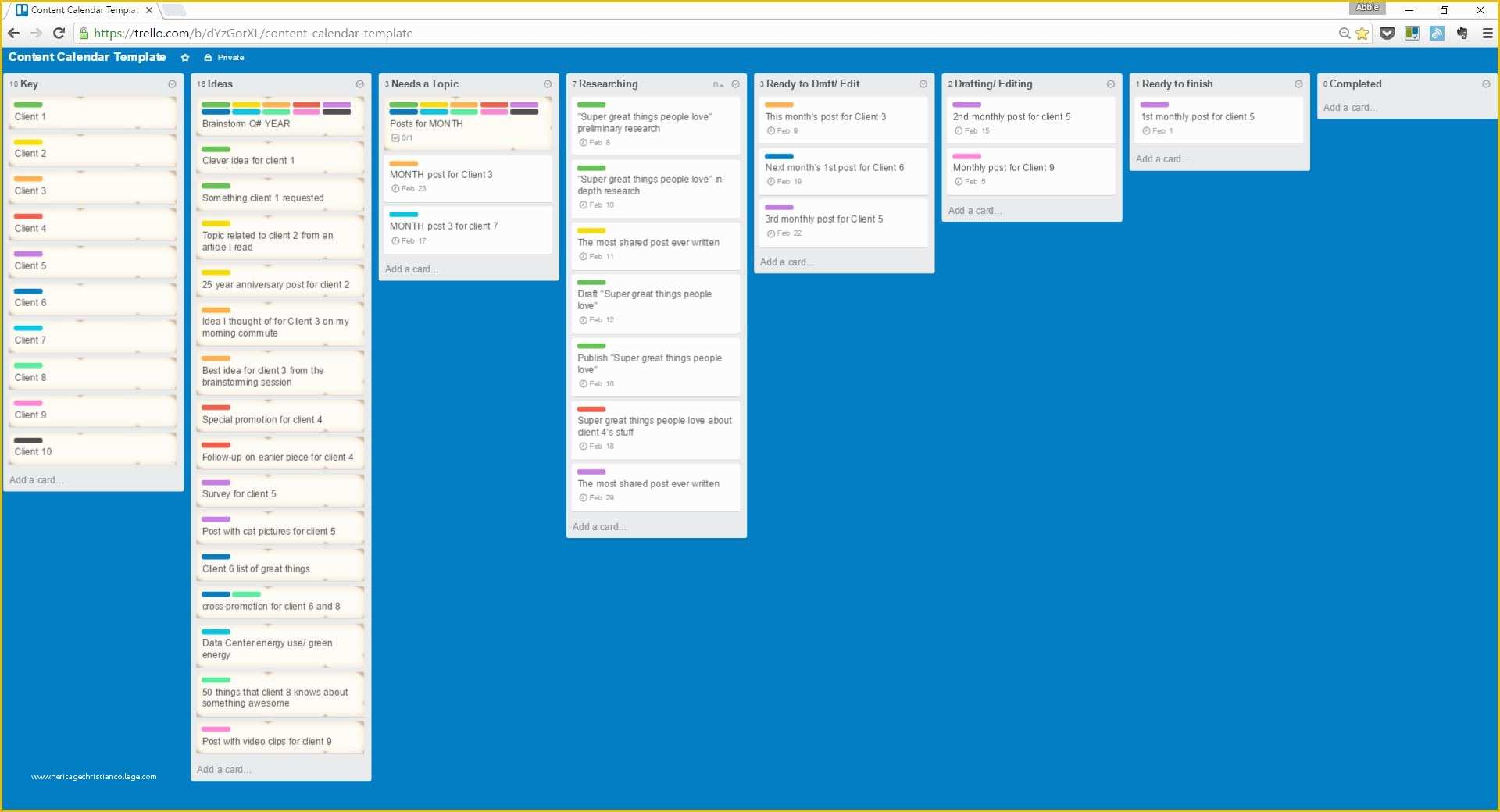 Content Calendar Template Free Of How to Create A Multi Client Content Calendar with Trello